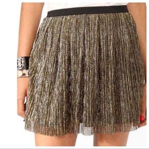 FOREVER 21 metallic mini-skirt